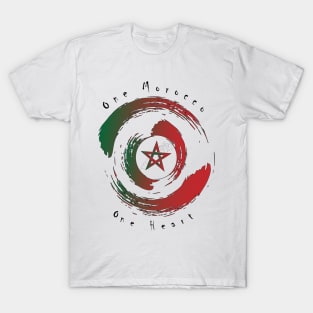 Proud Morocco Flag Gift Moroccan Lovers For Men's Women's T-Shirt